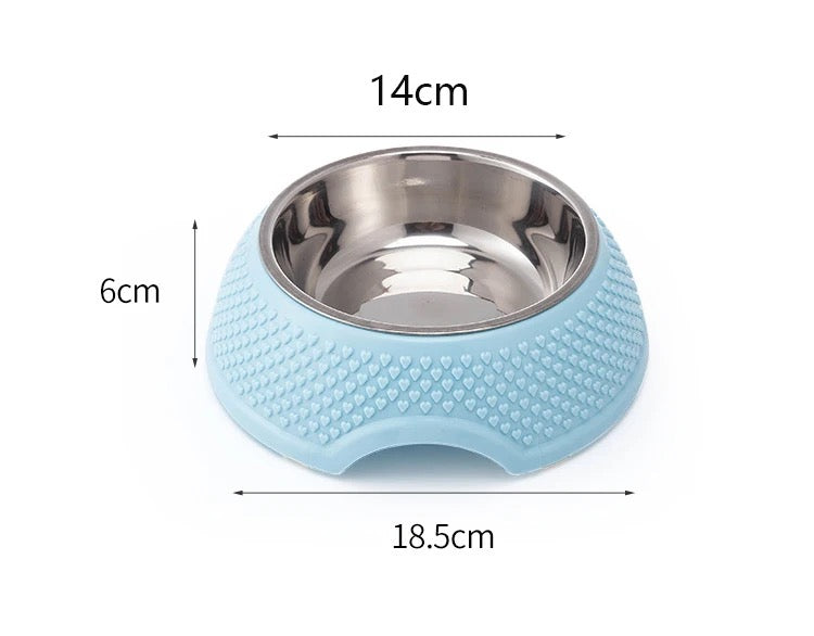 Stainless Steel Pet Bowl with Removable Base