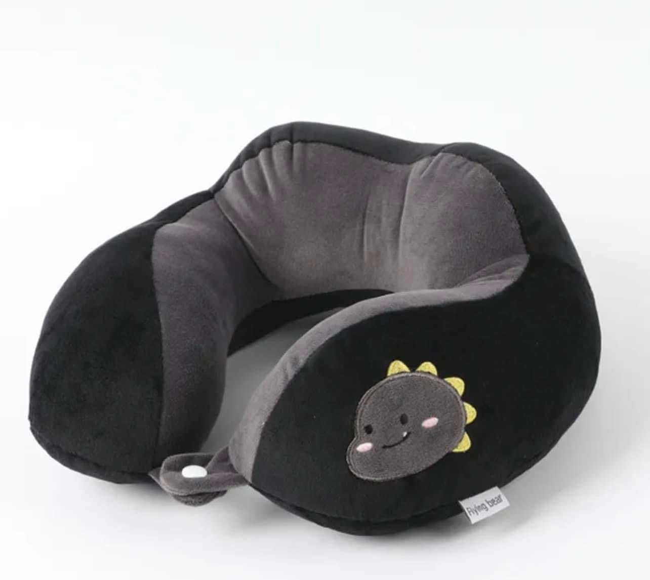 Black Dinosaur Chin Pillow